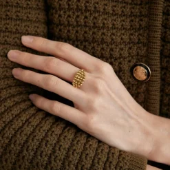 Bague Porteloise Or Jaune