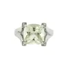 Bague Prasiolite Diamants