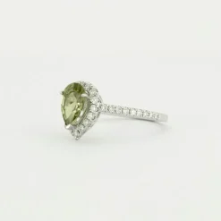 Bague Péridot Diamants