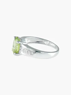 Bague Péridot Diamants