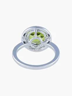 Bague Péridot Diamants
