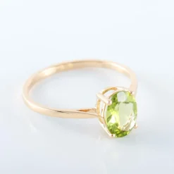 Bague Péridot ovale