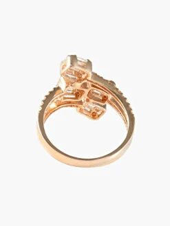 Bague Quatre Or jaune Diamants