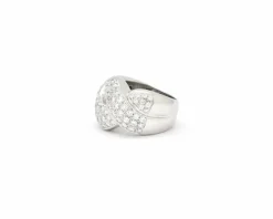 Bague Recarlo en or blanc avec diamants 2 carats