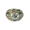 Bague Retro Or Jaune & Diamants