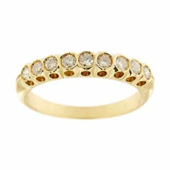 Bague Riviera avec diamants de 0,60 ct