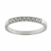 Bague Riviera avec diamants de 0,27 ct