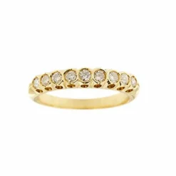 Bague Riviera avec diamants de 0,60 ct