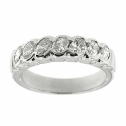 Bague Rivière avec diamants 1,19 ct