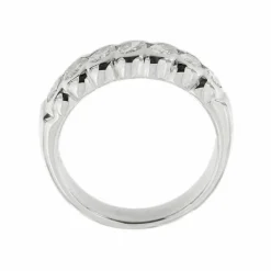 Bague Rivière avec diamants 1,19 ct