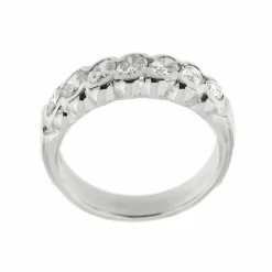 Bague Rivière avec diamants 1,19 ct