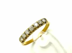 Bague Rivière avec diamants années 1960
