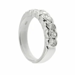 Bague Rivière avec diamants 1,19 ct
