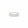 Bague Rivière en or blanc avec diamants 0,90 ct