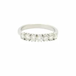 Bague Rivière en or blanc 0,68 ct