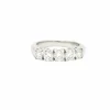 Bague rivière en or blanc 1,25 ct