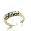 Bague Rivière en or blanc et diamants