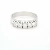 Bague Rivière en or blanc et diamants 0,60 ct