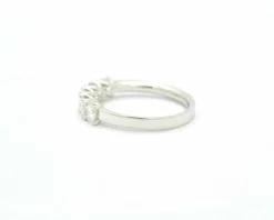 Bague Rivière en or blanc 0,86 ct