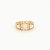 Bague Royale or rose et diamants