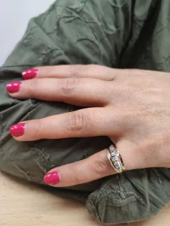 Bague Rétro diamants