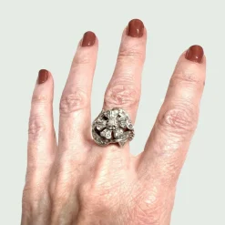 Bague Rétro Diamants