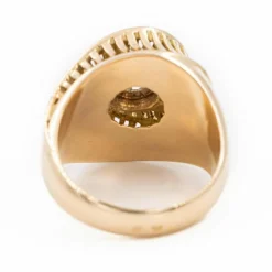 Bague Rétro Or jaune Diamant