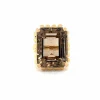 Bague Rétro Quartz Fumé
