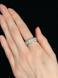 Bague Ruban Diamants