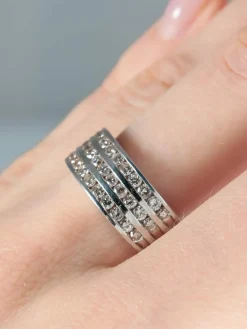 Bague Ruban Diamants