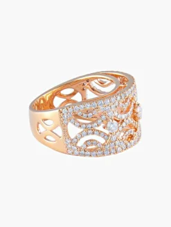 Bague Ruban Diamants