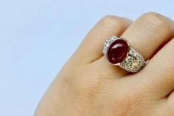 Bague Rubis Cabochon