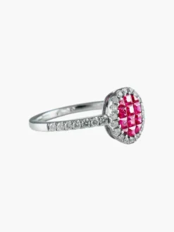 Bague Rubis calibrés