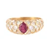 Bague Rubis Diamants
