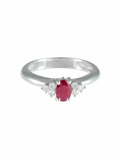 Bague Rubis Diamants