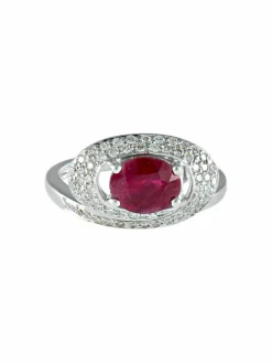Bague Rubis Diamants