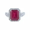 Bague Rubis Diamants