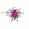 Bague Rubis Diamants