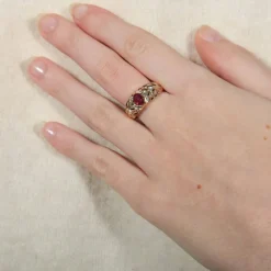 Bague Rubis Diamants