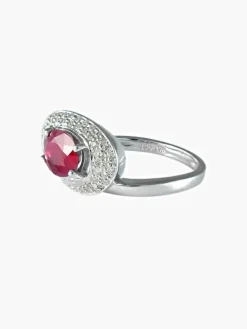 Bague Rubis Diamants