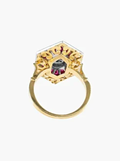 Bague Rubis Diamants