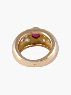 Bague Rubis Diamants