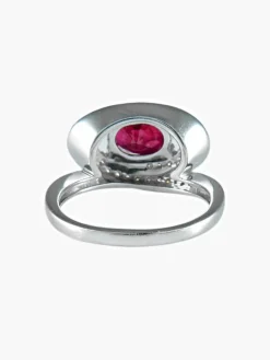 Bague Rubis Diamants