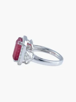 Bague Rubis Diamants