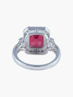 Bague Rubis Diamants