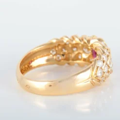 Bague Rubis Diamants