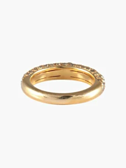 Bague Rubis Diamants champagne