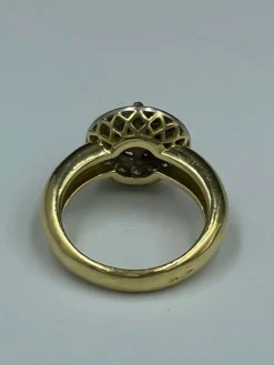 Bague rubis et diamant