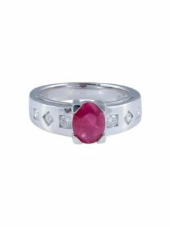 Bague Rubis et Diamants