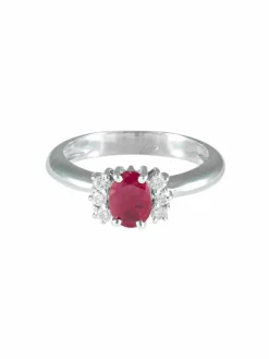 Bague Rubis et Diamants